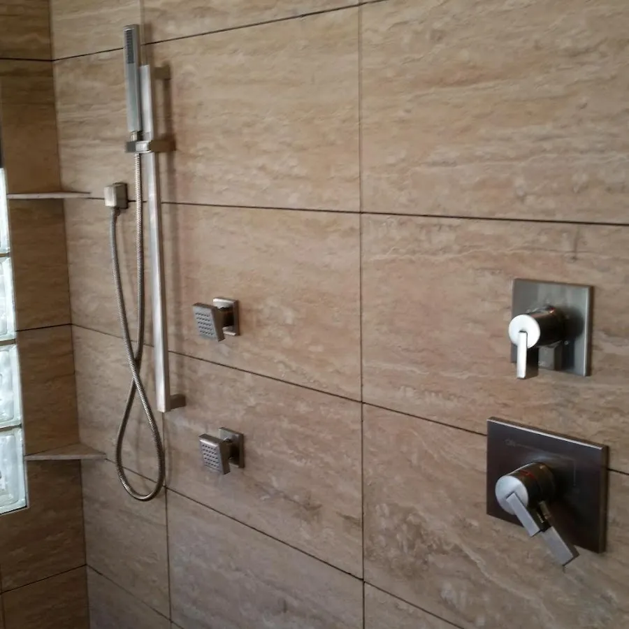 Shower fixture installation for Water Heater Replacement in Crowley